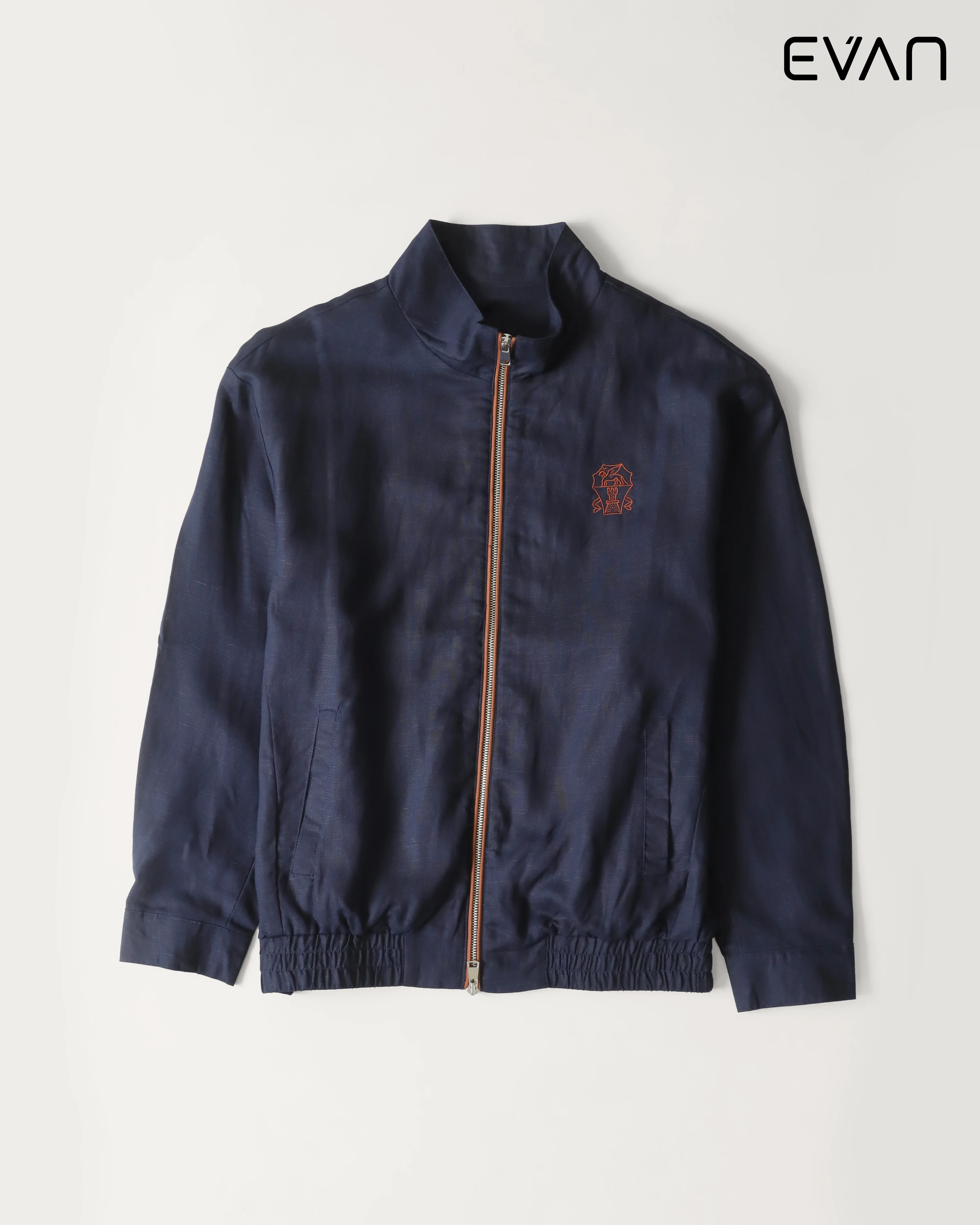 Linen Harrington Jacket