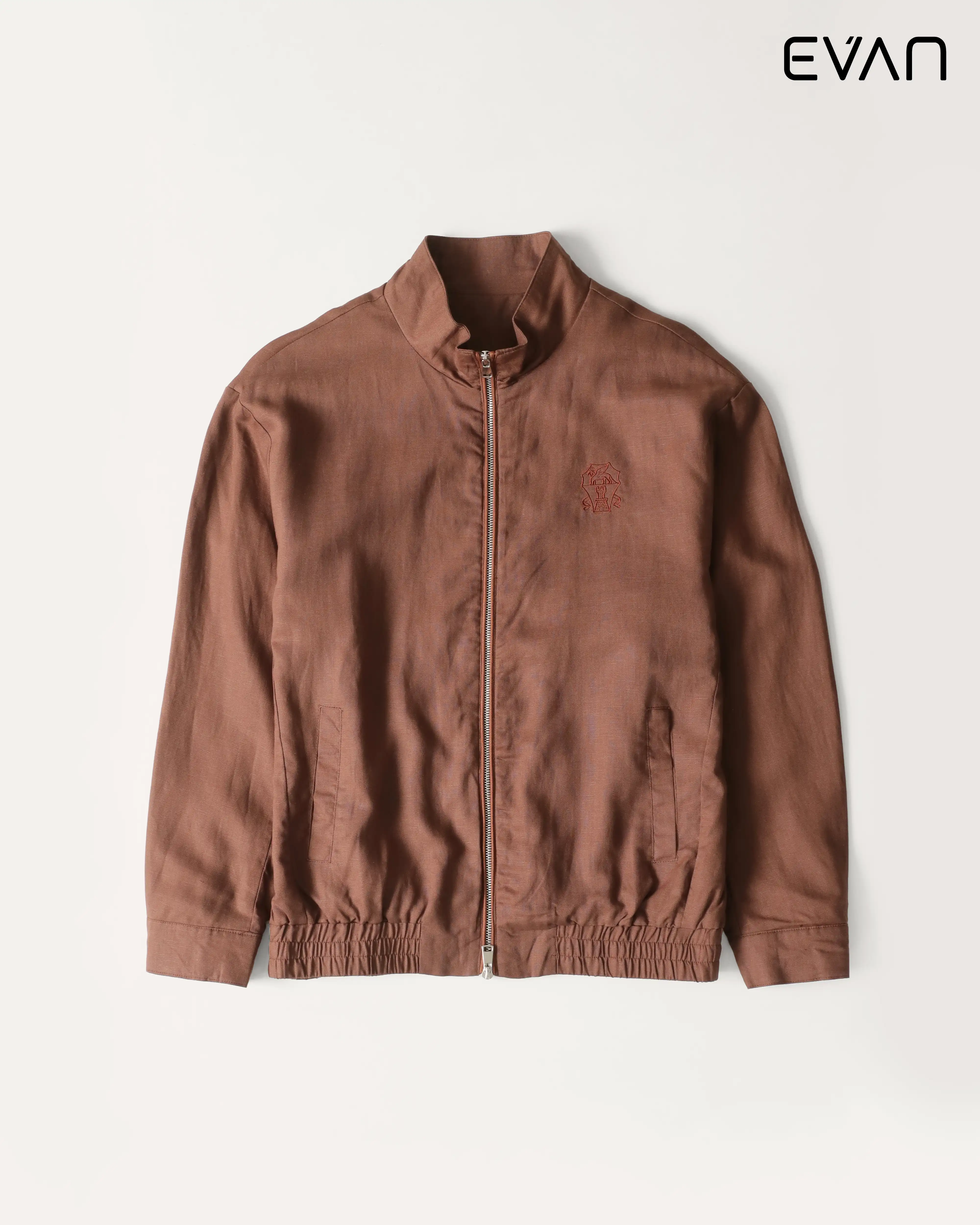 Linen Harrington Jacket